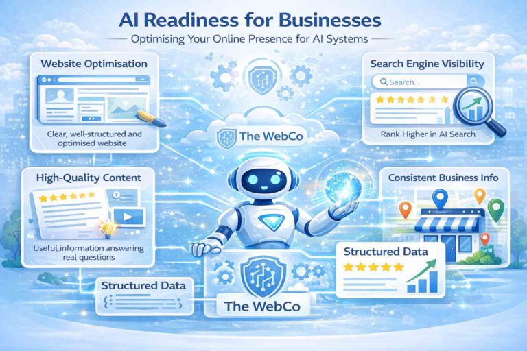 AI readiness for business diagram