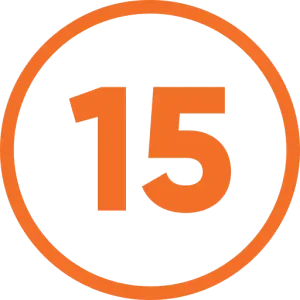 Image showing number 15