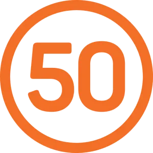 Image showing number 50