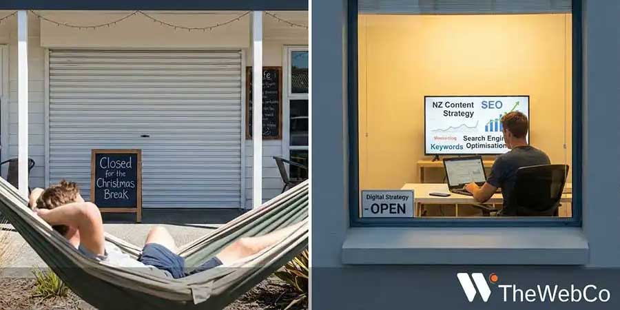 Why the Christmas Shutdown Is the Best Time for Kiwi Businesses to Get Ahead Online